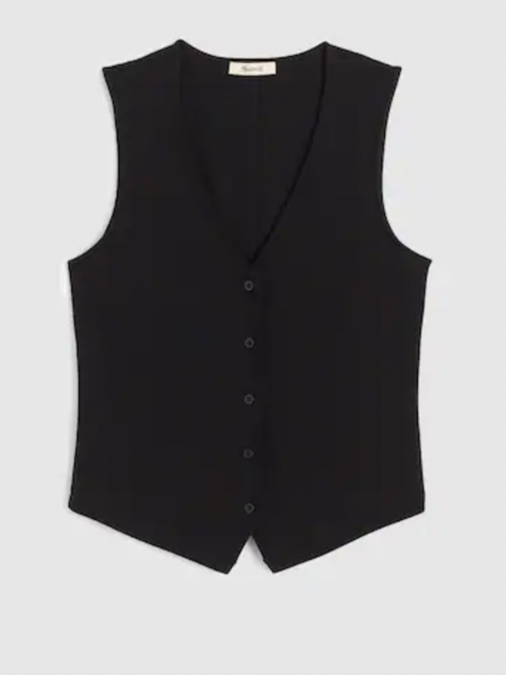 Madewell Ribbed V-Neck Vest - Picture 6 of 9